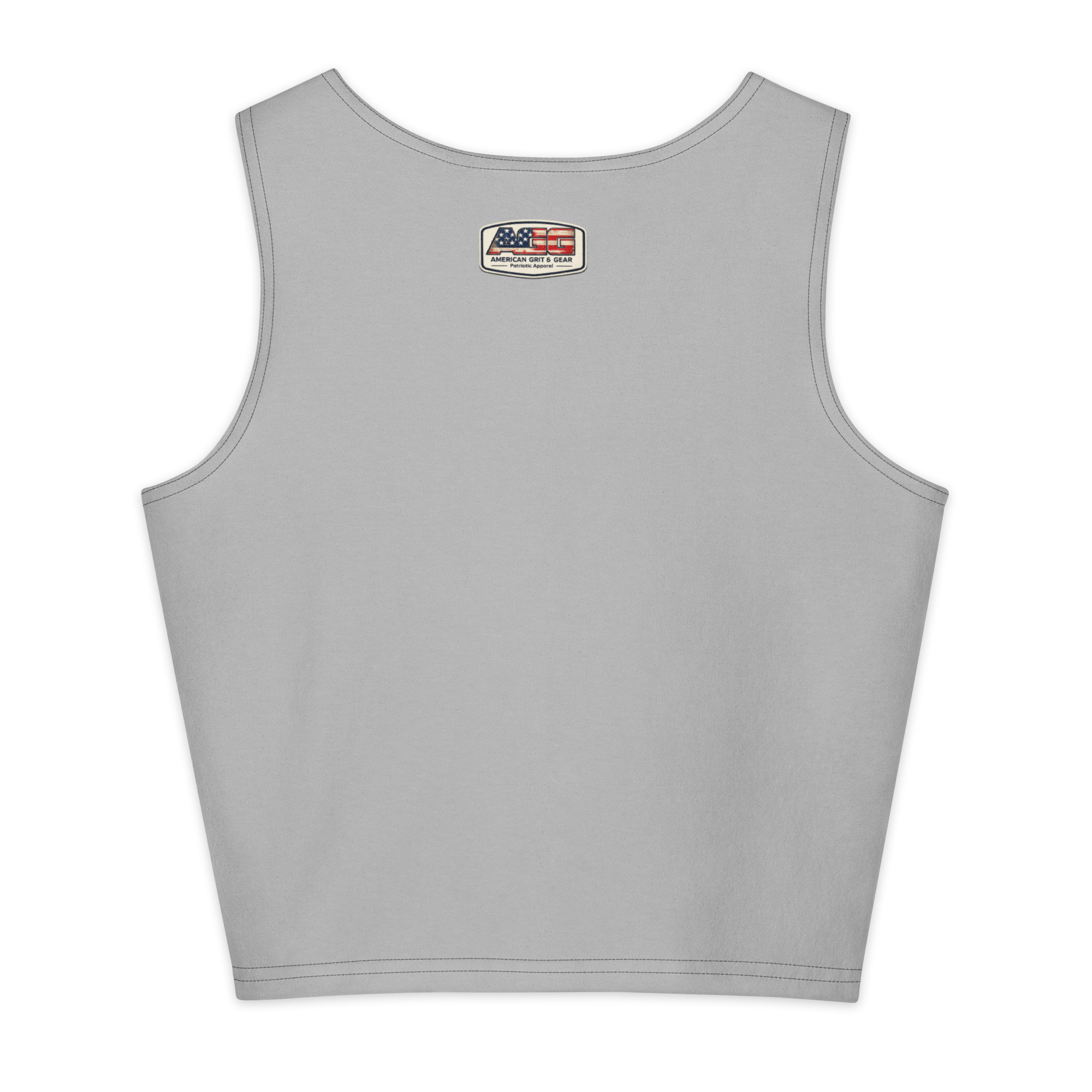 USA Party Like It’s 1776 Crop Top – Black / Silver - Image 5