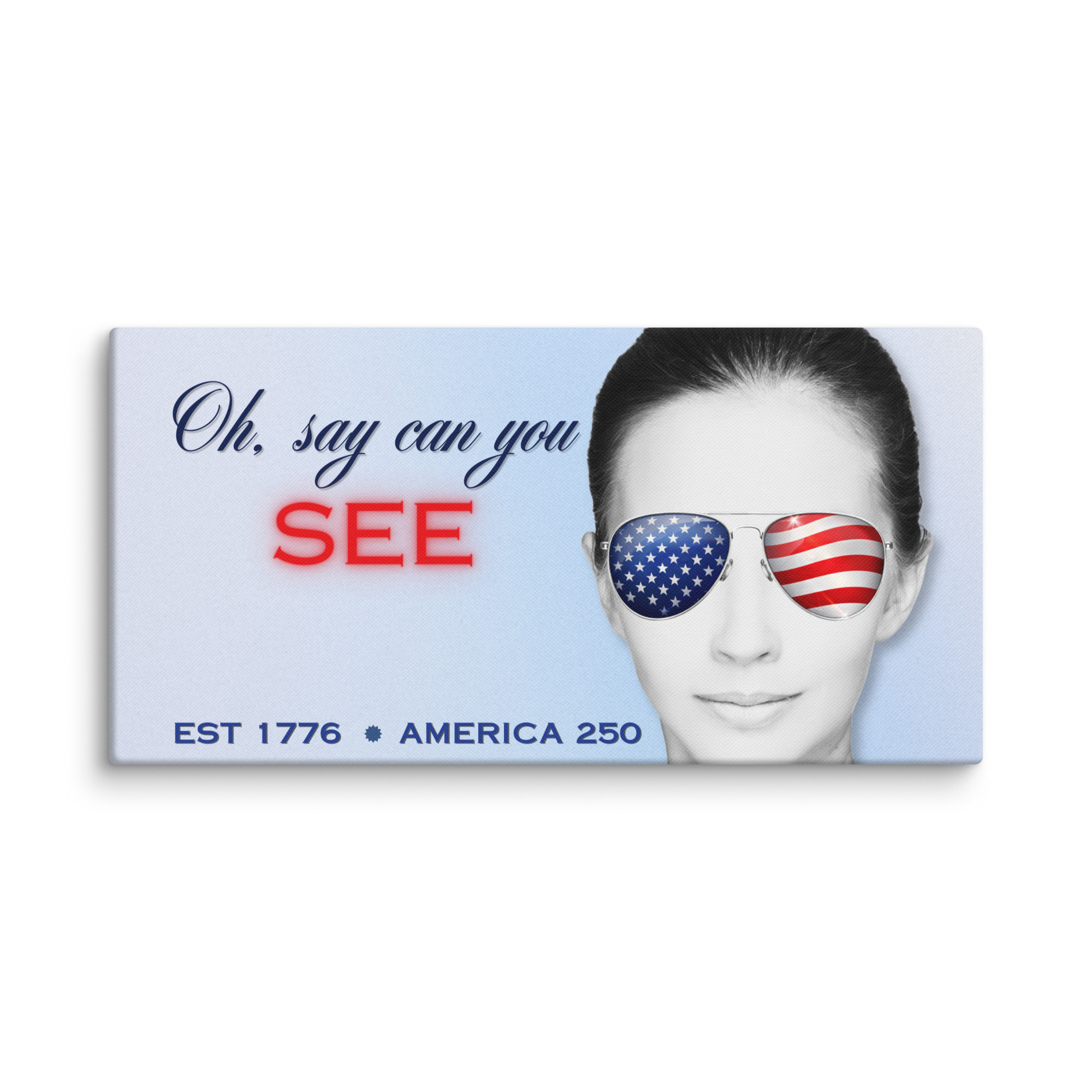 Oh Say Can You See Patriotic Canvas Wall Art – Americana Home Decor - Image 8