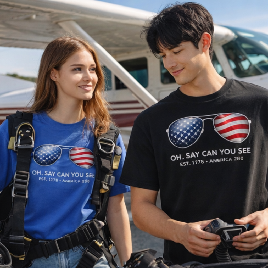 Oh Say Can You See – Patriotic Heavyweight Tee (Comfort Colors 1717)