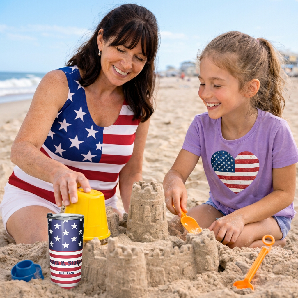 USA Stars & Stripes Patriotic Tumbler – 20oz - AGG - Image 4