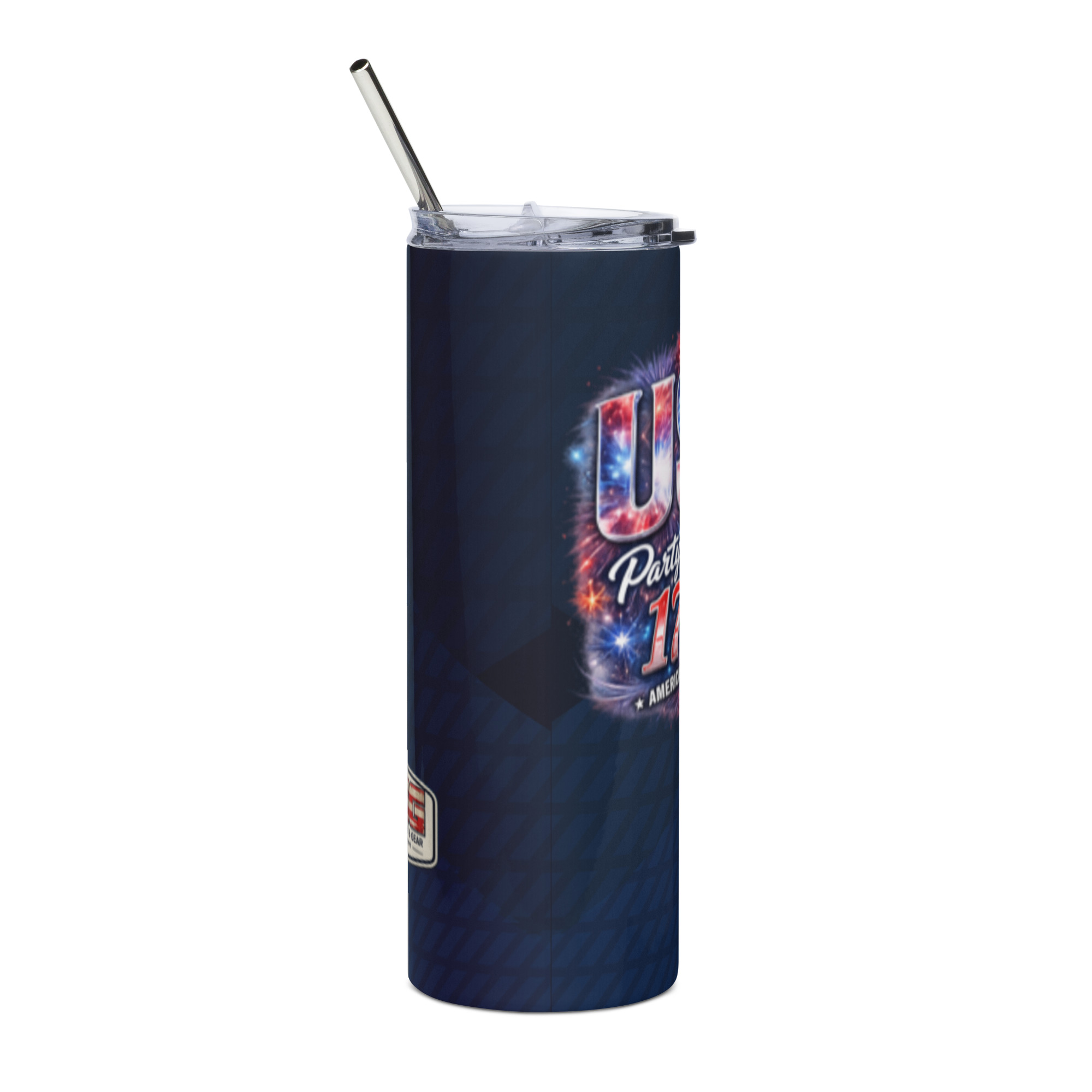 USA Party Like It’s 1776 - Patriotic Straw Tumbler – 20oz - Image 6