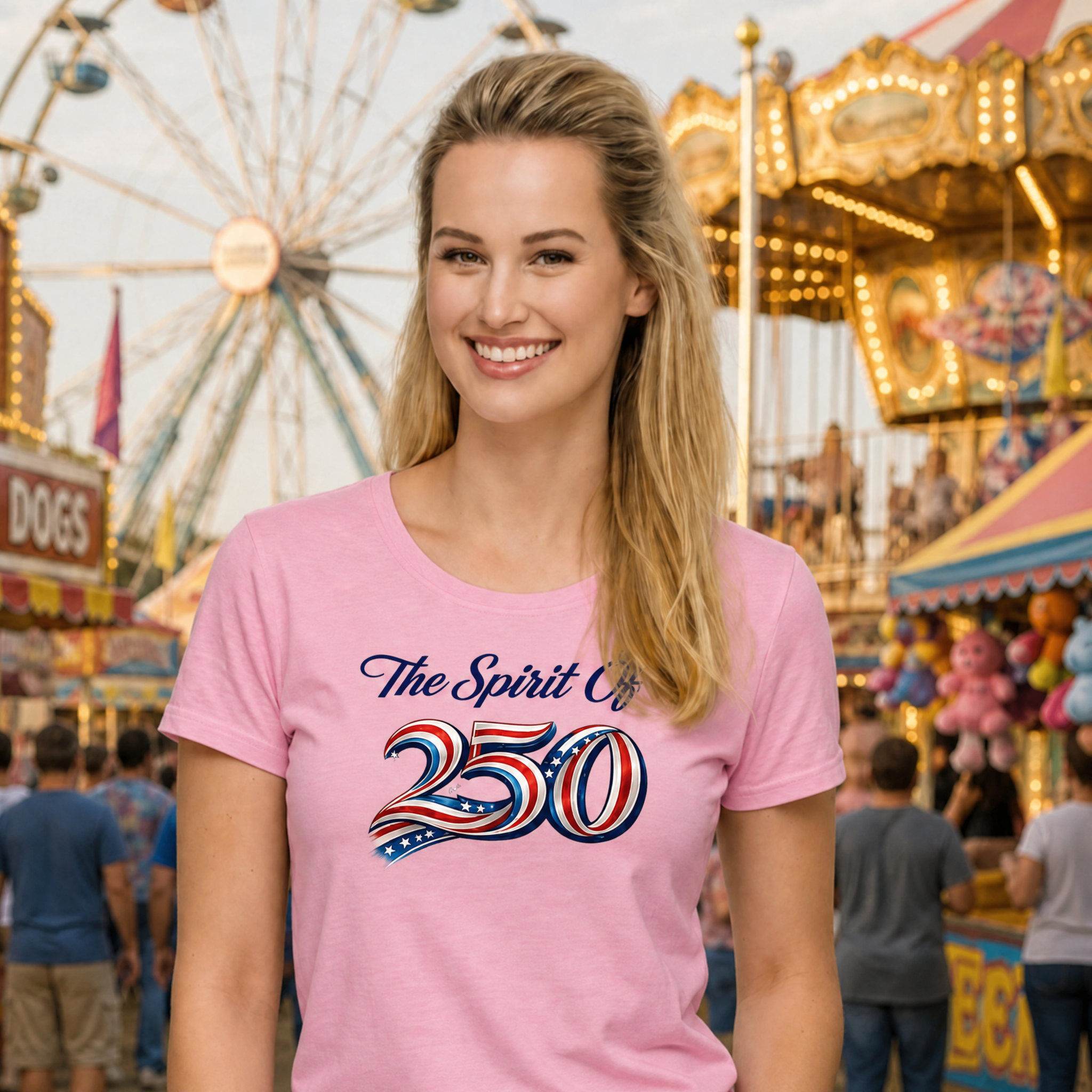 AGG Essential – The Spirit Of 250 Women's Tee - Image 2