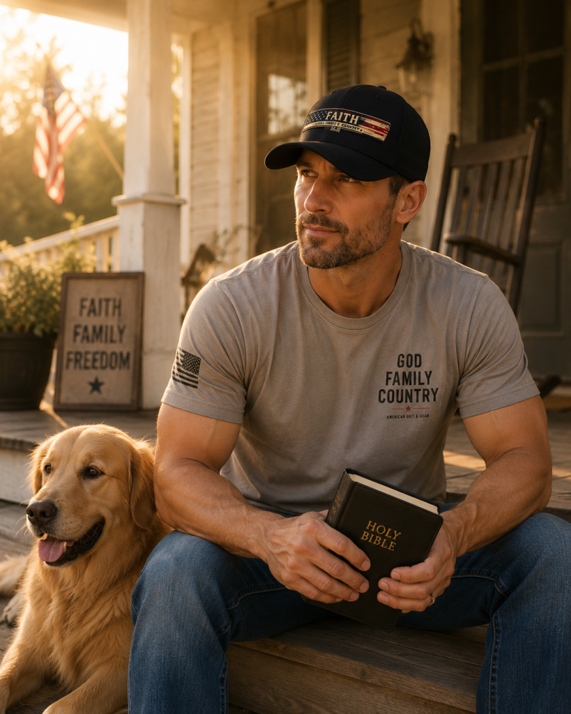 GFC Faith Distressed Dad Hat | American Grit & Gear