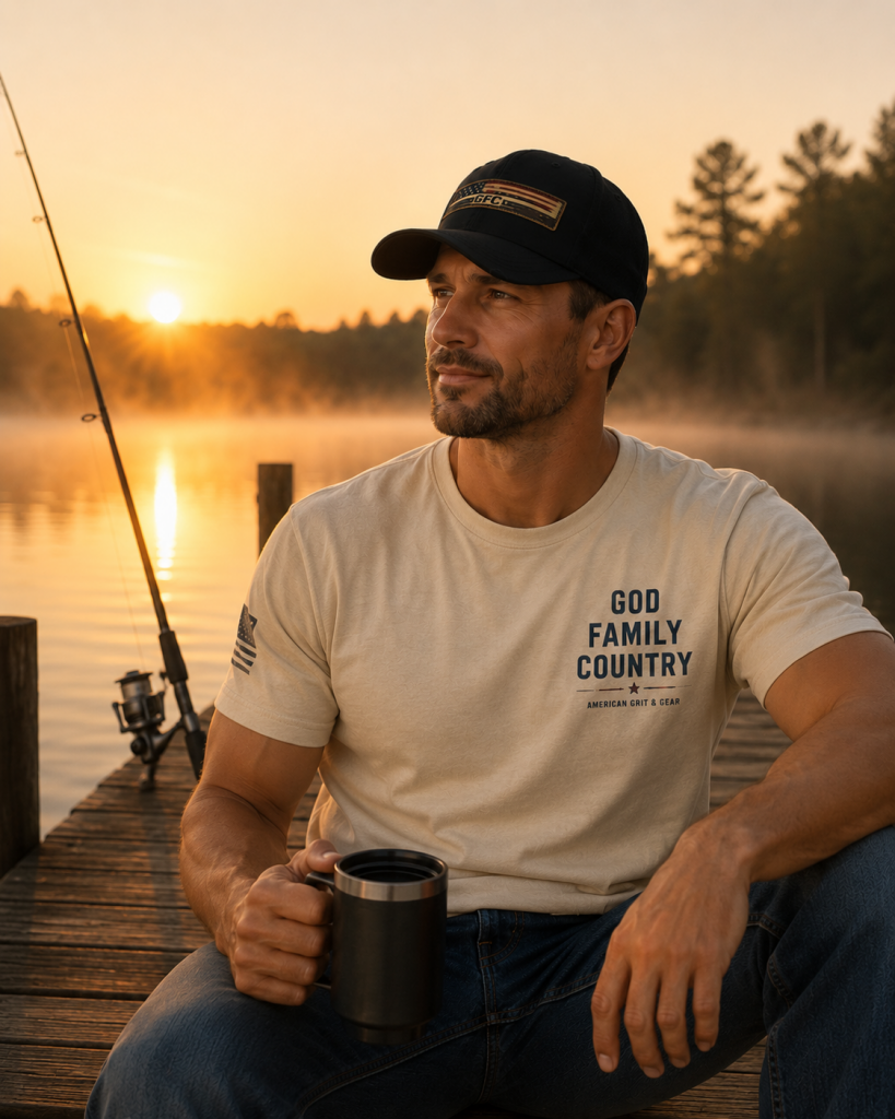 GFC Heritage Flag Distressed Dad Hat | American Grit & Gear