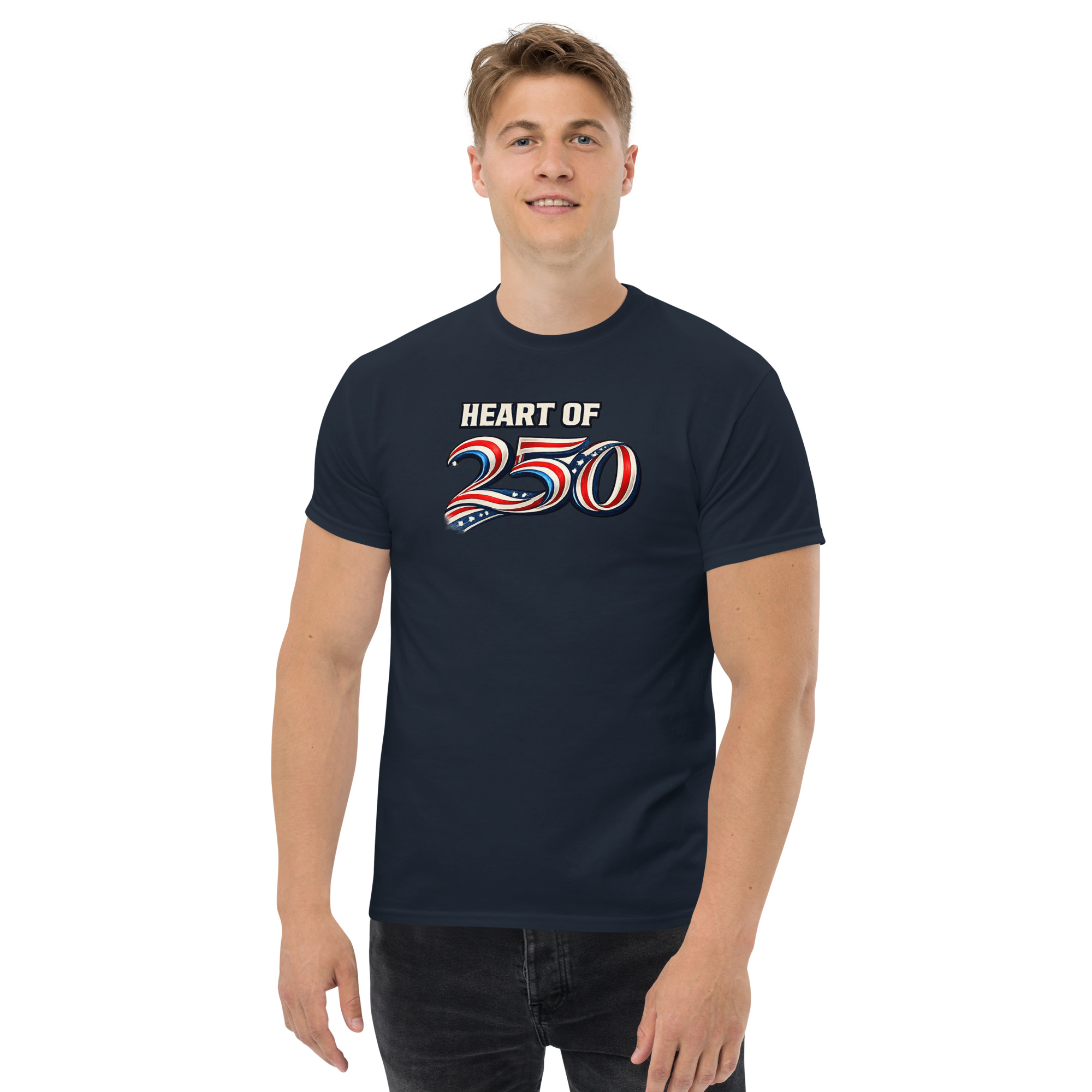 AGG Essential – Heart of 250 Men's Tee - Image 4